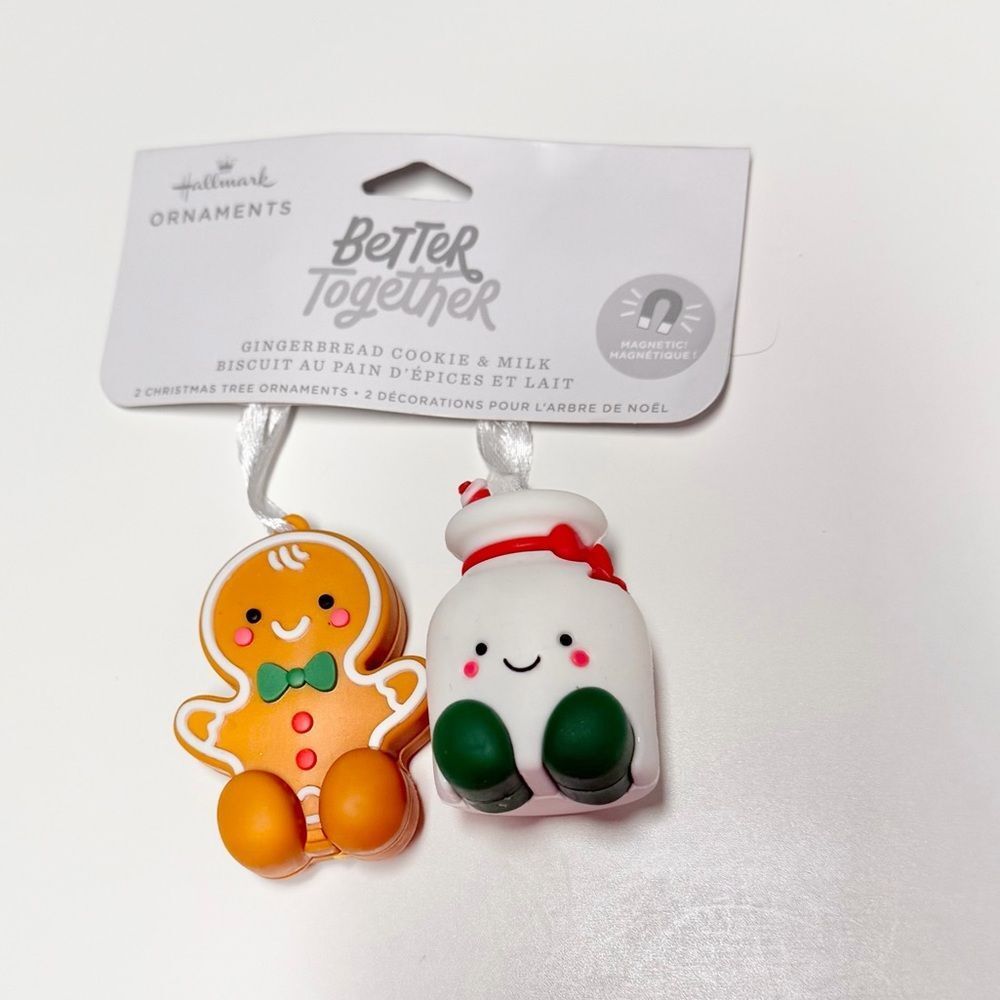 Hallmark Better Together Christmas Ornament Gingerbread Cookie Milk